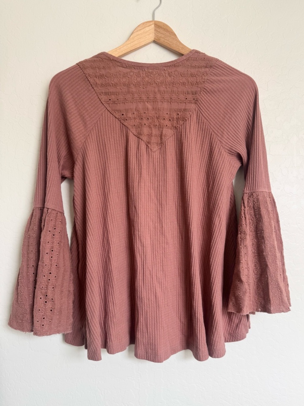 Free People Parisian Nights Top Blush Pink Size Small - Picture 3 of 8